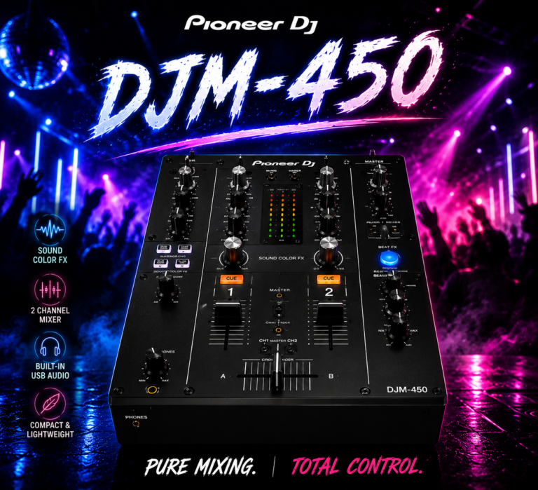 Pioneer DJM-450 professional DJ mixer 2026