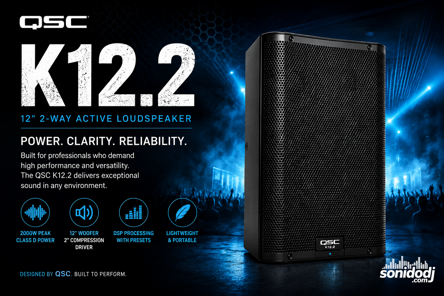 QSC K12.2 parlante profesional PA