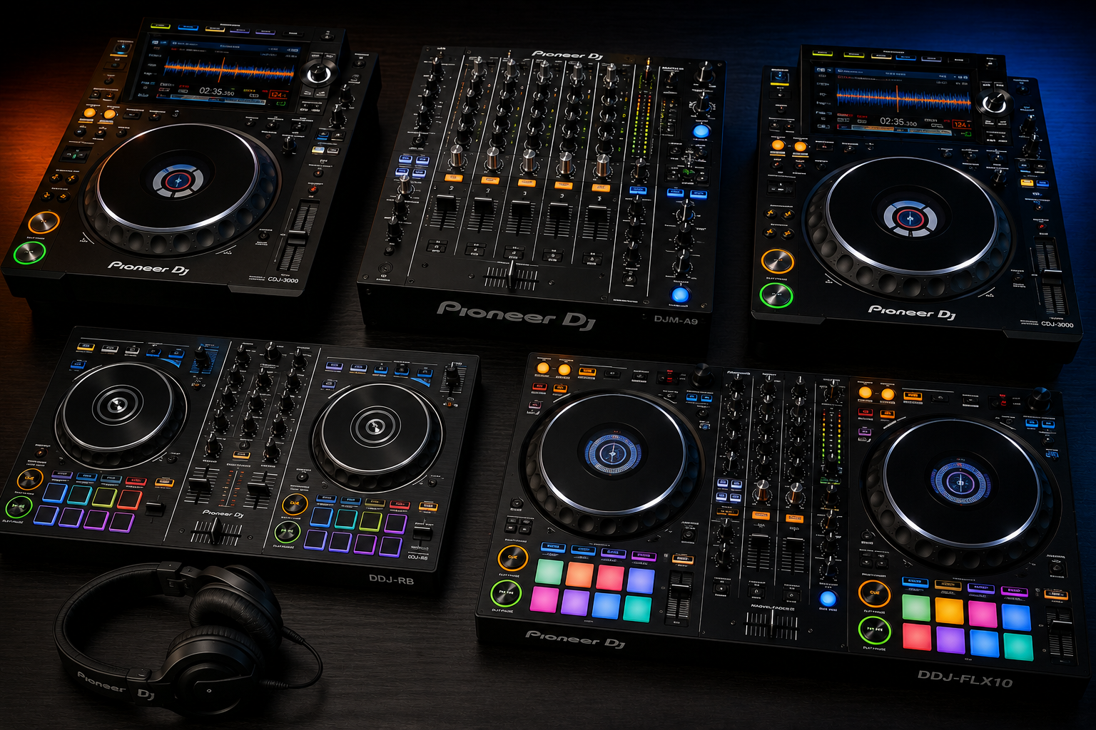 Best Pioneer DJ equipment controllers mixers and speakers 2026