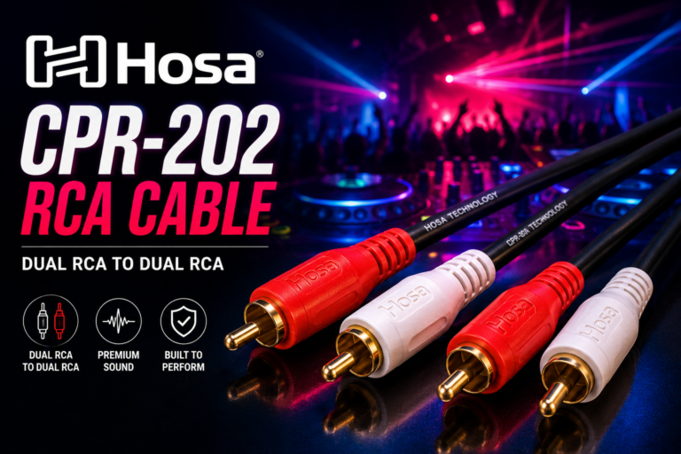 Hosa CPR-202 RCA cable for DJ setups 2026
