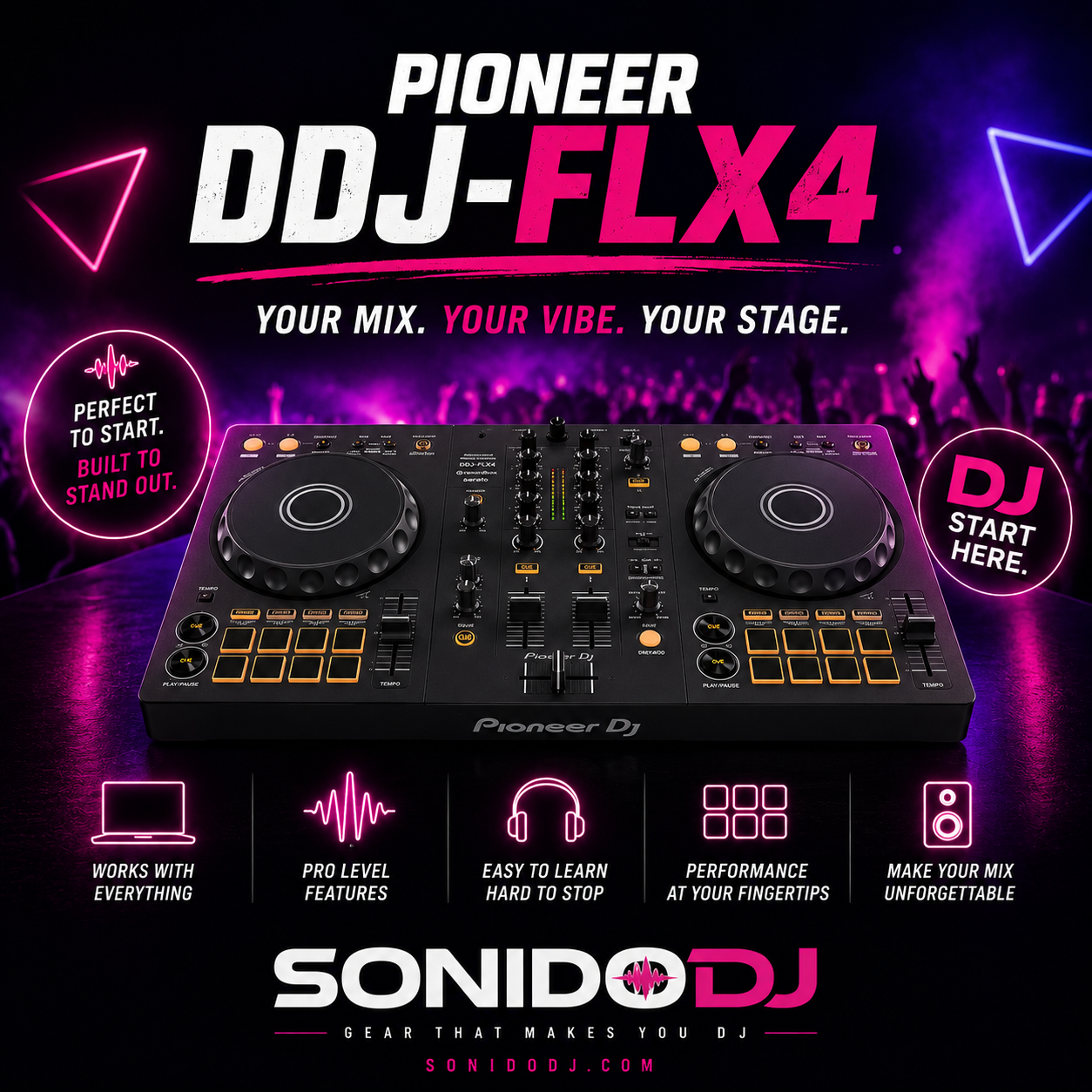Pioneer DDJ-FLX4 DJ controller