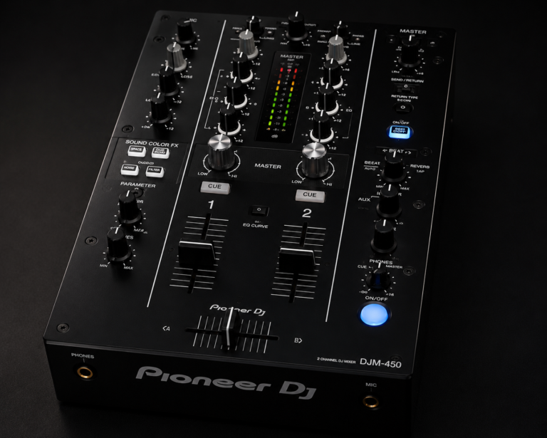 Pioneer DJM-450 entry professional DJ mixer 2026