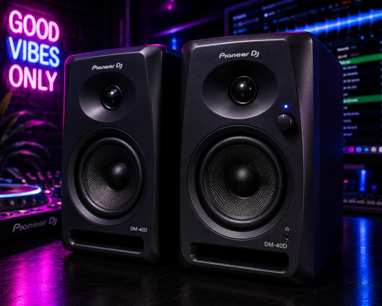Pioneer DM-40D desktop DJ studio monitors 2026
